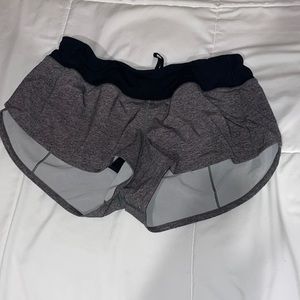Grey shirt Lulu lemon shorts